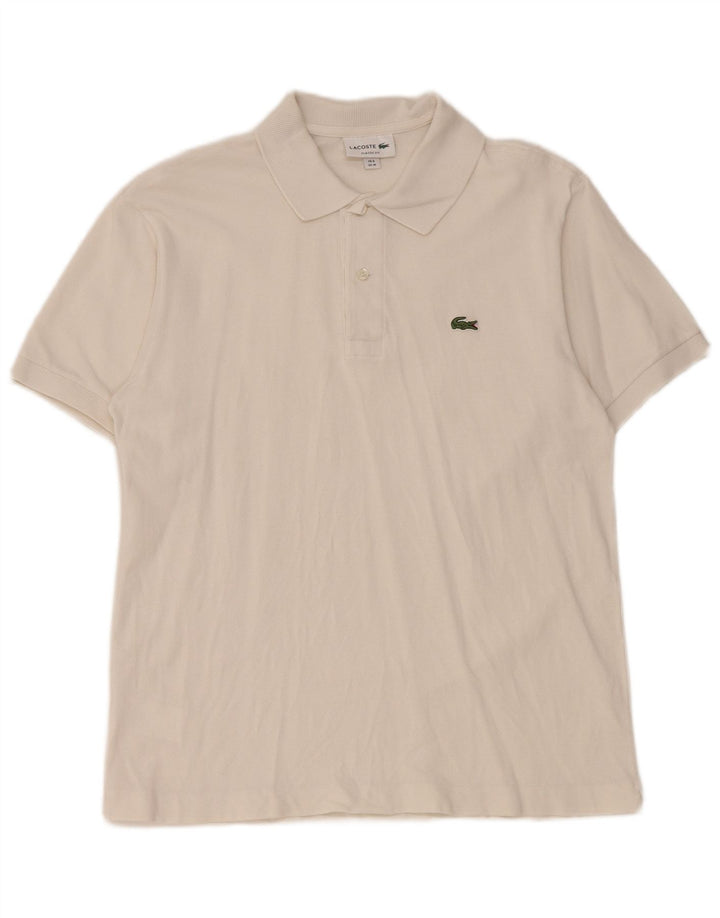 Lacoste muška klasična polo majica veličine 4 srednje bijele boje