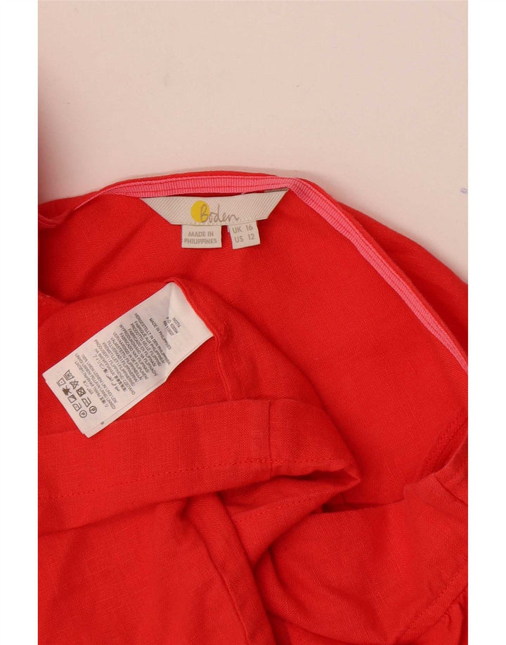 Boden ženski gornji dio bluze bez rukava UK 16 Large Red Lan