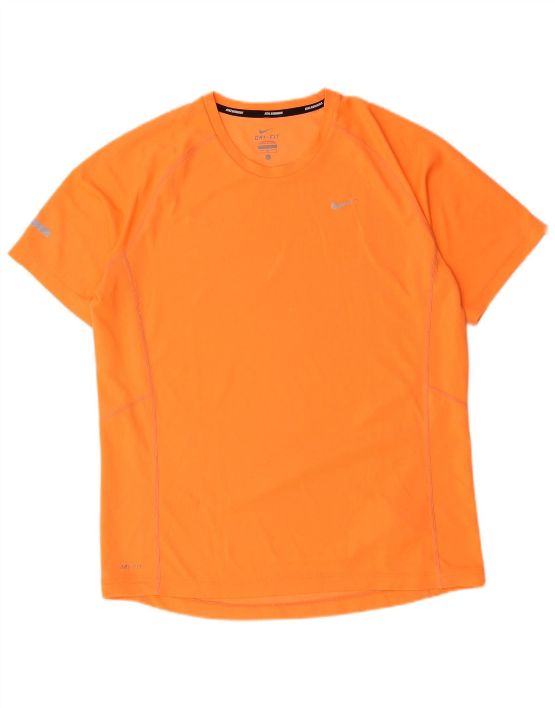 Nike Dri Fit majica kratkih rukava, veliki narančasti poliester