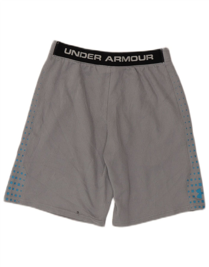 Under Armour sportske kratke hlače za dječake 11-12 godina velike sive boje od poliestera