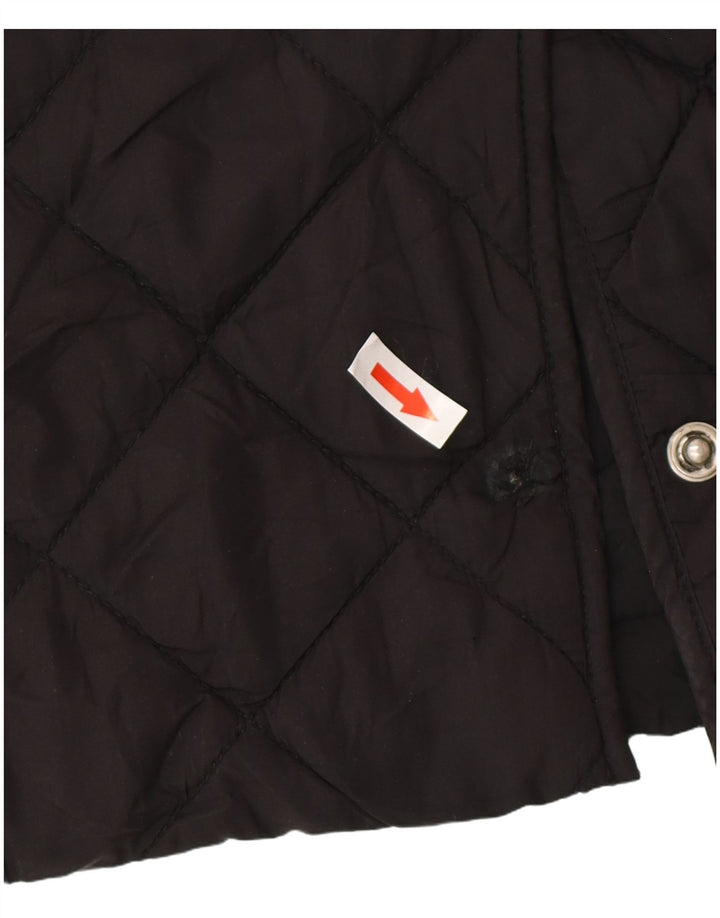 Zara ženski prošiveni kaput UK 16 veliki crni