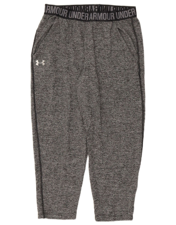 Under Armour Womens Heat Gear Graphic Tracksuit Trousers UK 10 Small Grey