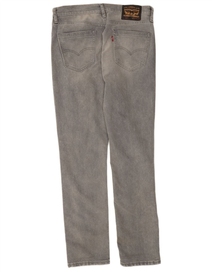 LEVI'S Mens 511 Slim Jeans W33 L32  Grey Cotton