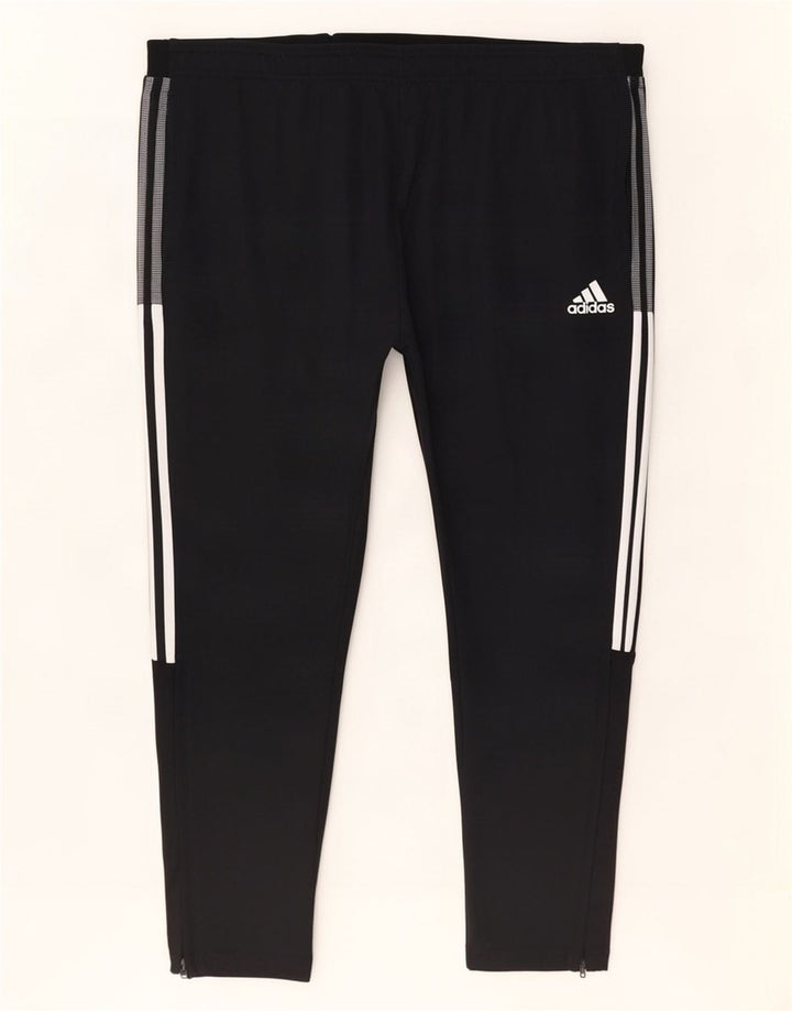 Adidas muške Aeroready hlače za trenirku 3XL crni poliester