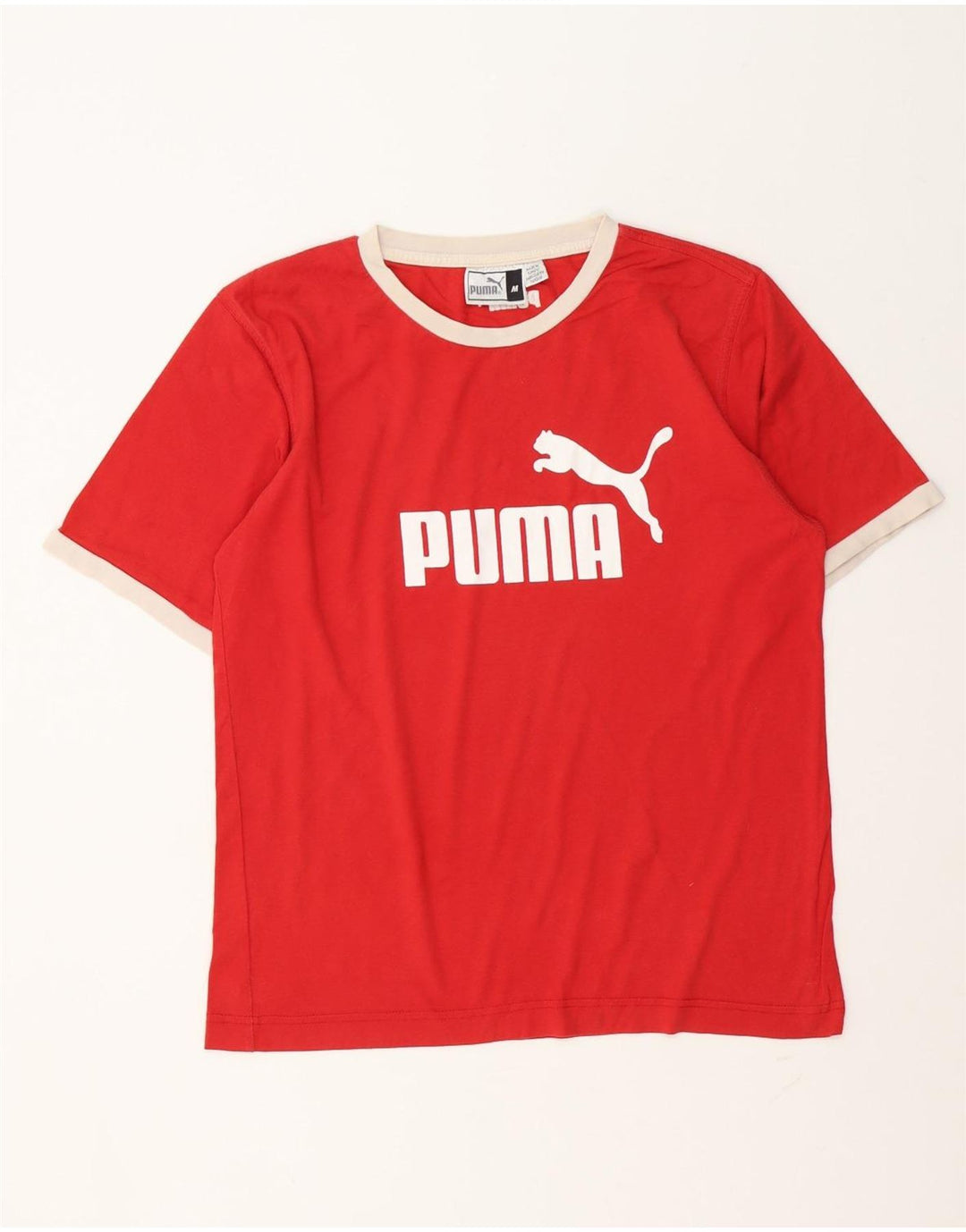 Puma muška grafička majica srednje crvene boje