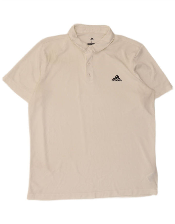 Adidas muška polo majica Climalite velika bijela poliesterska