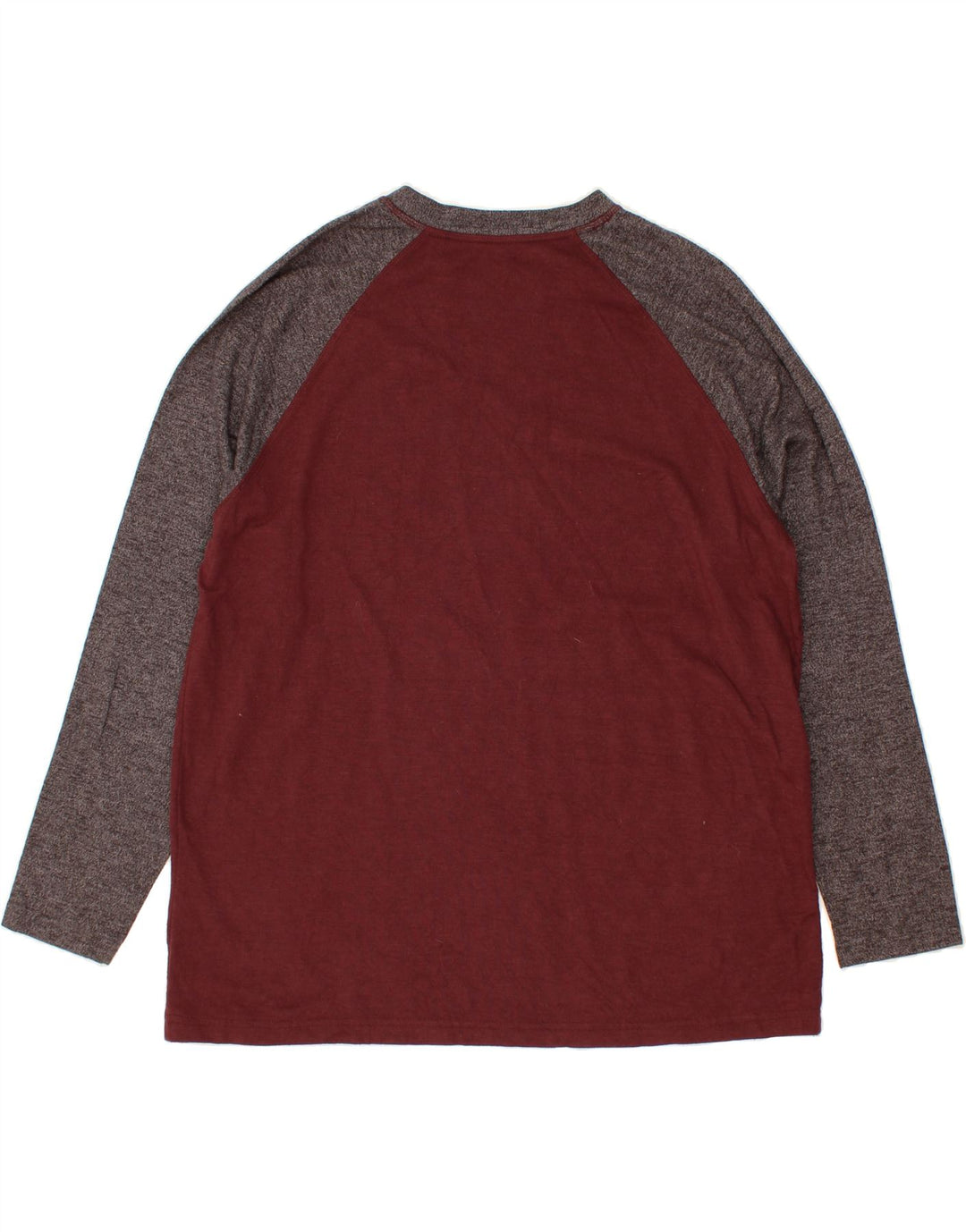 EDDIE BAUER Muška majica dugih rukava 2XL, kestenjasto obojena, pamuk