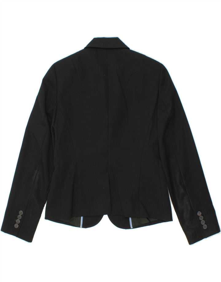 J. CREW Womens 3 Button Blazer Jacket US 4 Small Black Wool Vintage J. Crew and Second-Hand J. Crew from Messina Hembry 