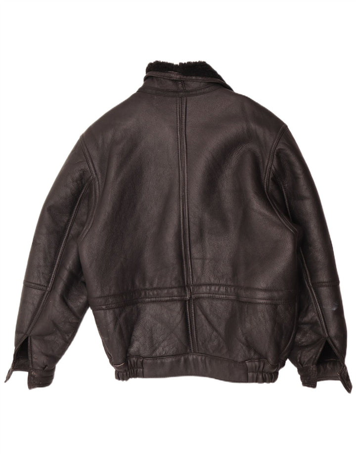 Vintage muška jakna s ovčicama IT 50 Large Black