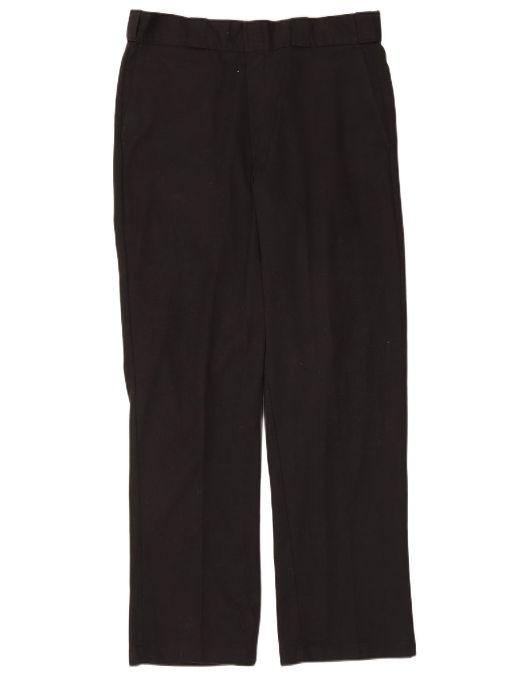 Dickies muške ravne chino hlače W34 L32 crni poliester