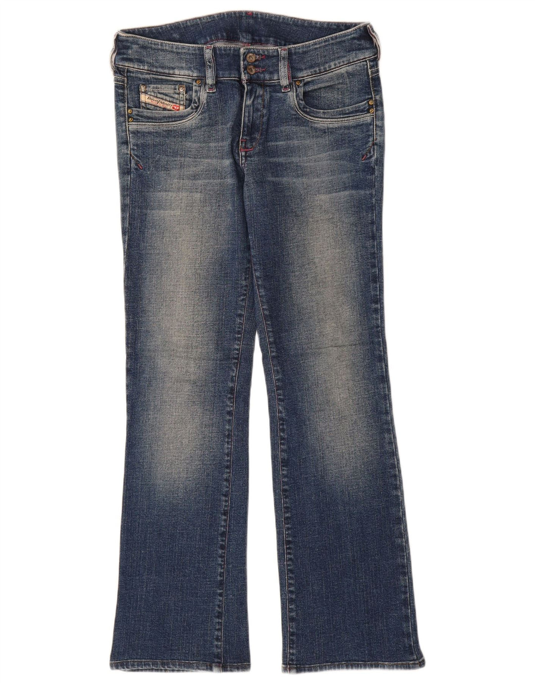 Diesel Ženske Bootcut traperice W30 L29 Plavi pamuk