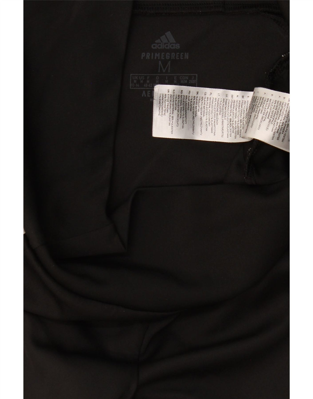Adidas ženske Aeroready Capri tajice UK 12/14 Srednje crni poliester