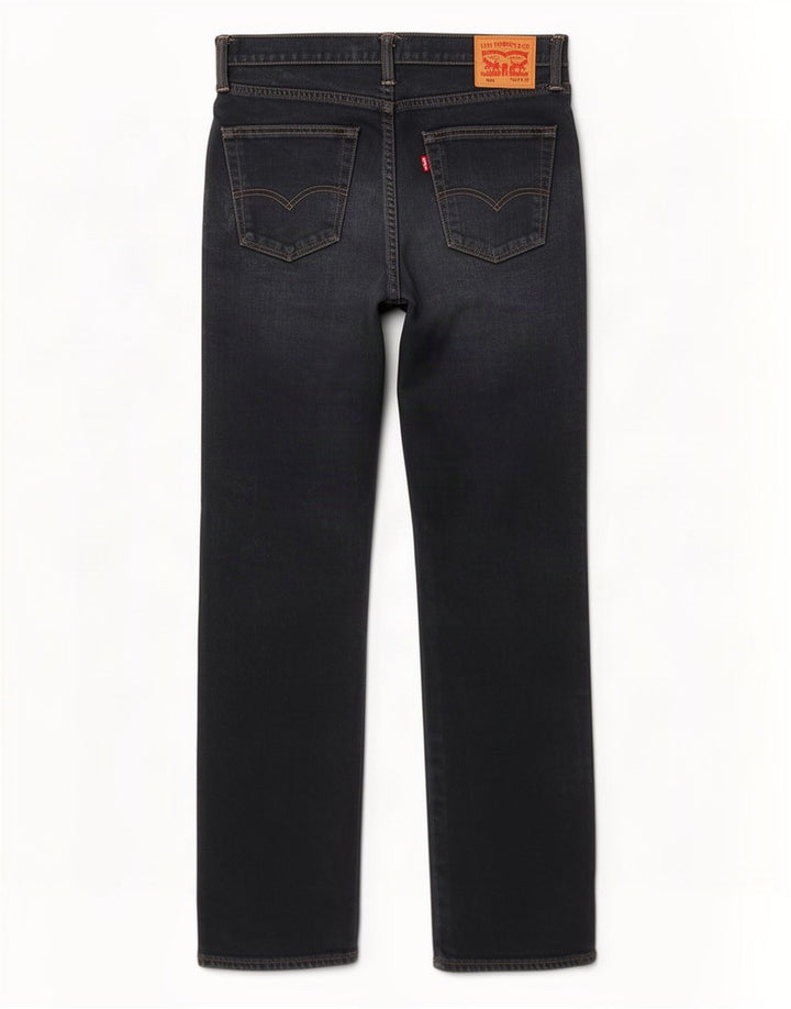 Levi's muške 504 ravne traperice W32 L32 tamnoplavi pamuk