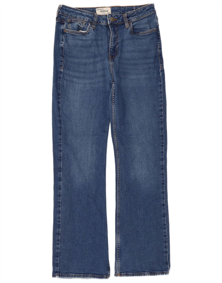 Ženske traperice Fat Face Bootcut UK 12 srednje W30 L29 plavi pamuk