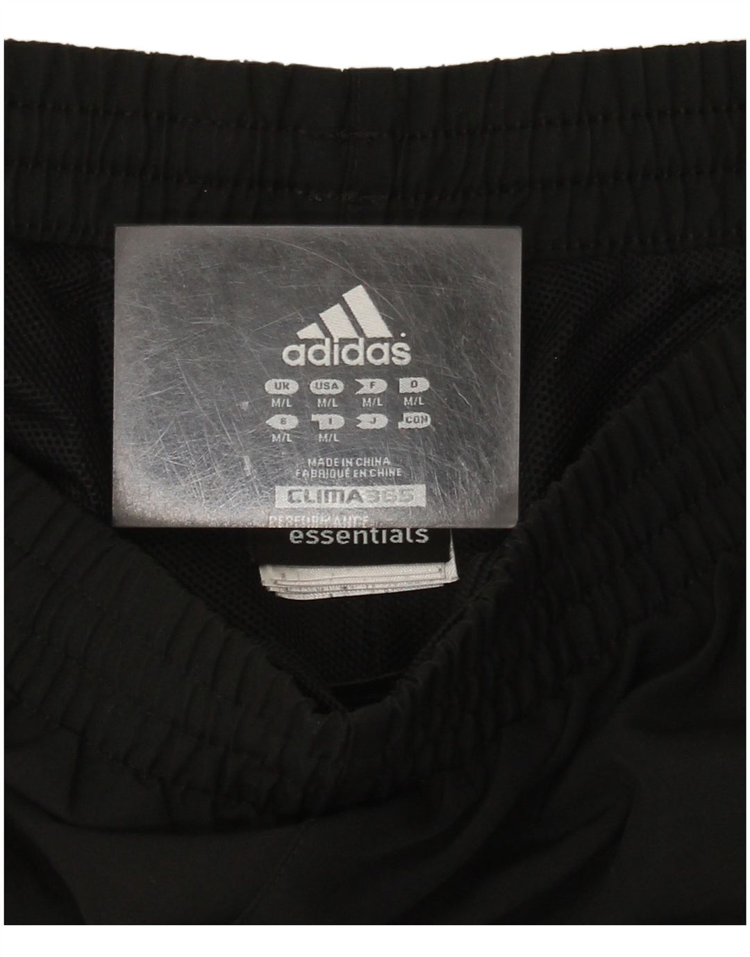 Adidas muške hlače za trenirku Clima 365 srednje crne boje od poliestera