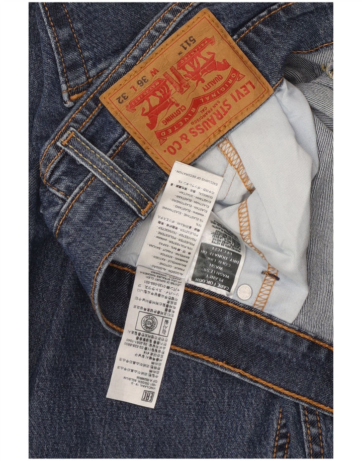 Levi's muške 511 uske traperice W36 L32 plavi pamuk