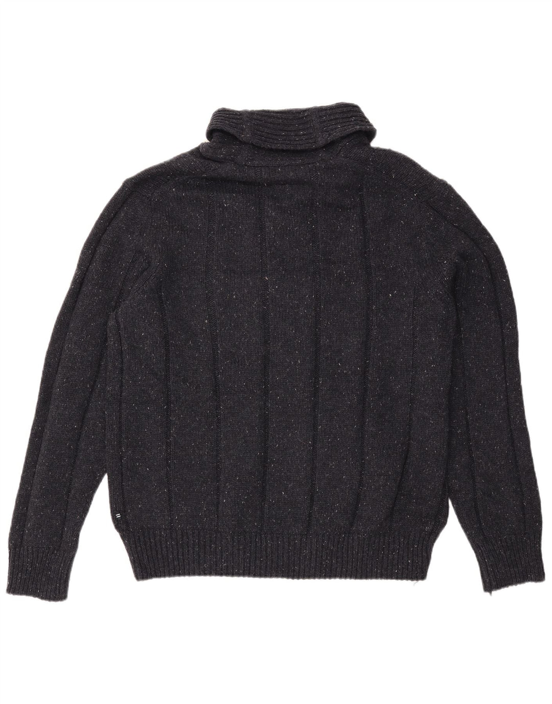 NAUTICA Muški džemper sa šal ovratnikom XL crni akril