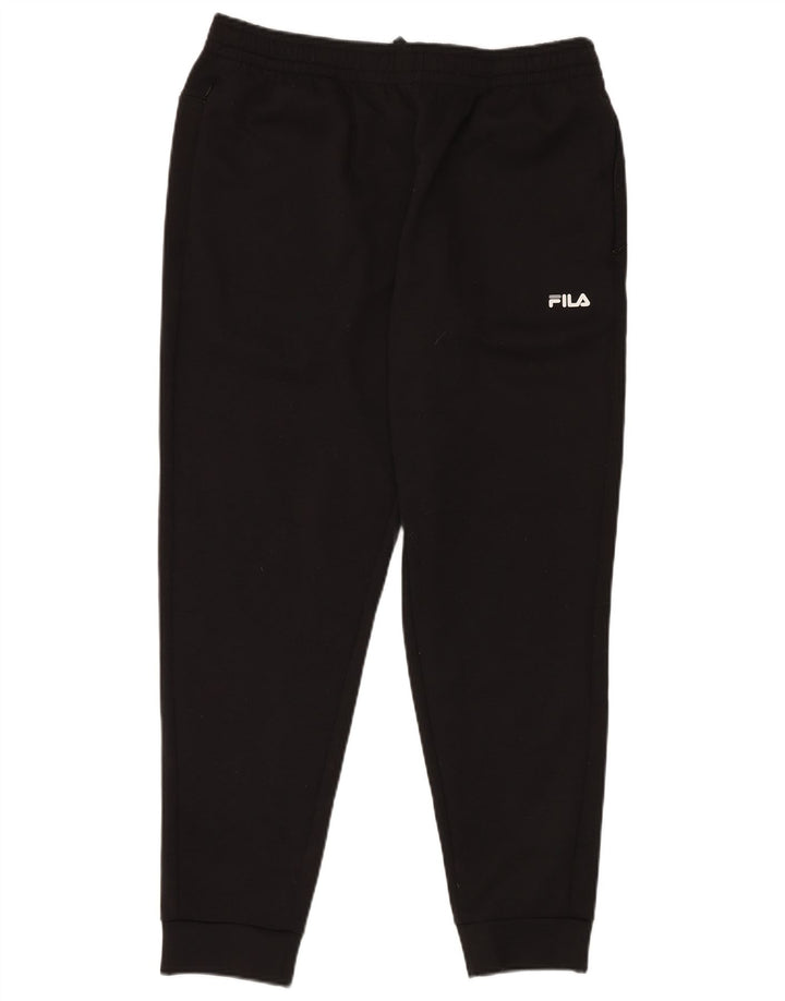 FILA Muška trenirka Hlače Joggers Veliki crni poliester
