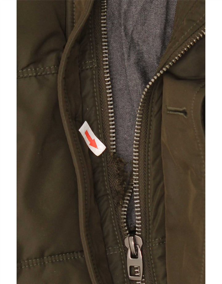 Zara muška jakna s punjenjem UK 38 Srednja Khaki