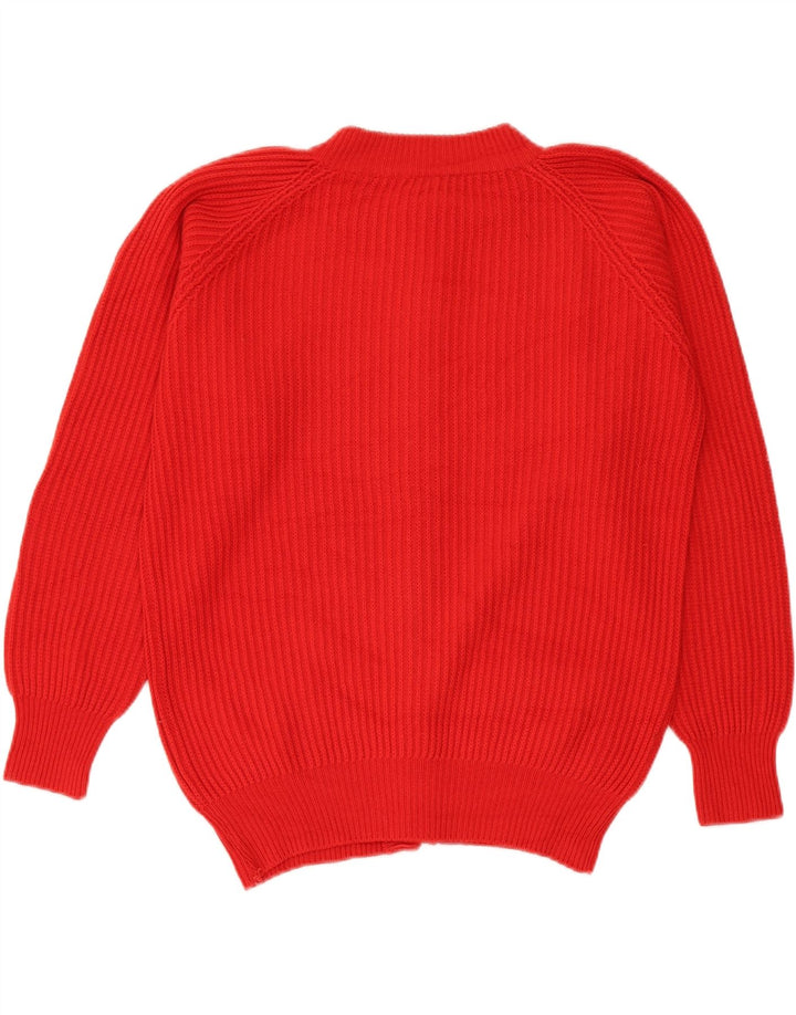 Vintage muški kardigan džemper veličina 46 XL crveni