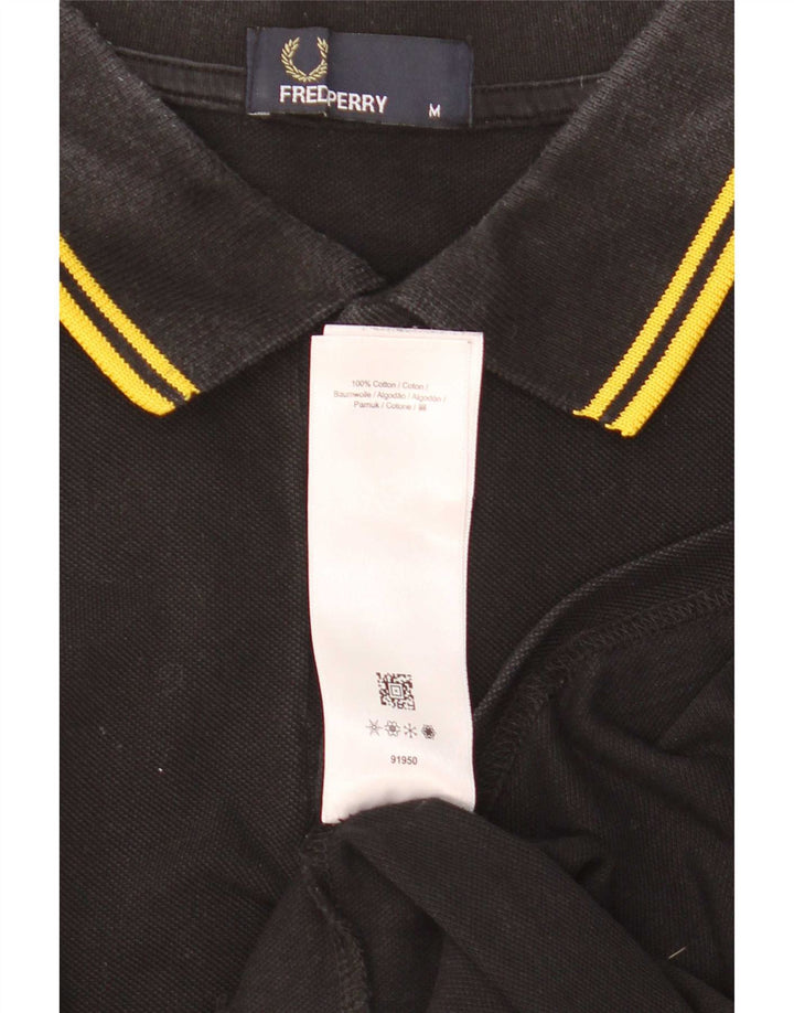 Fred Perry muška polo majica srednje crne pruge, pamuk