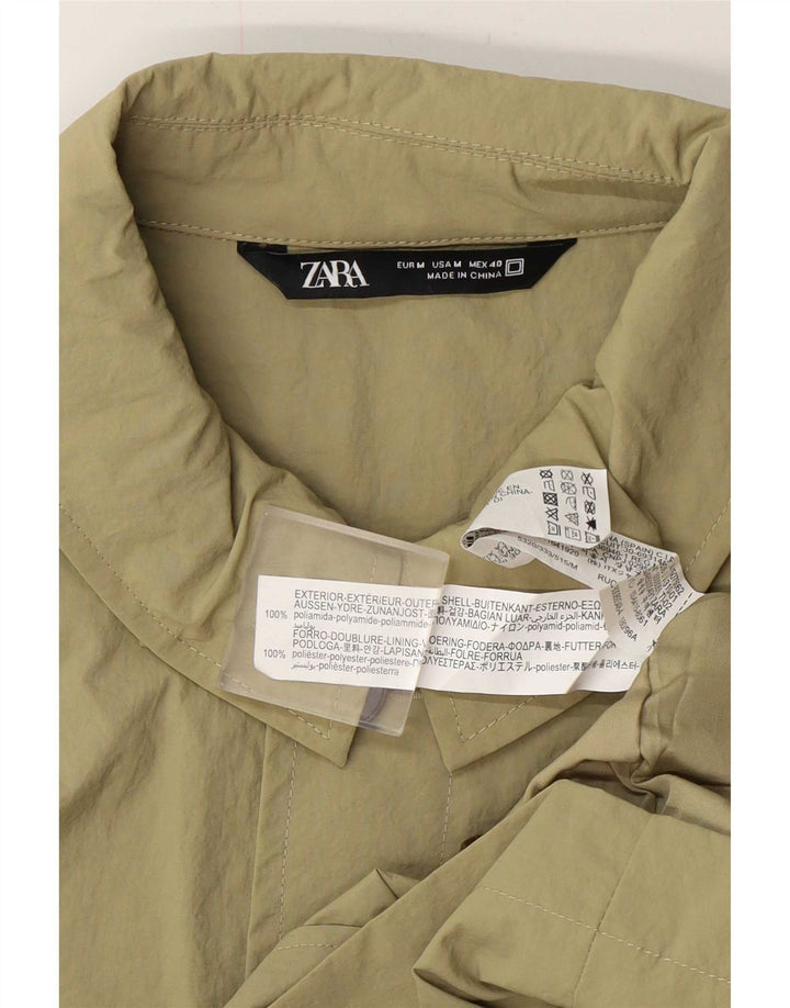 Zara muška bomber jakna Regular Fit UK 38 Srednji kaki poliamid
