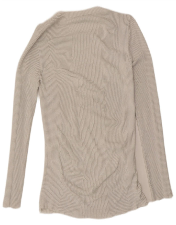 French Connection Ženska majica dugih rukava UK 10 Mala bijela