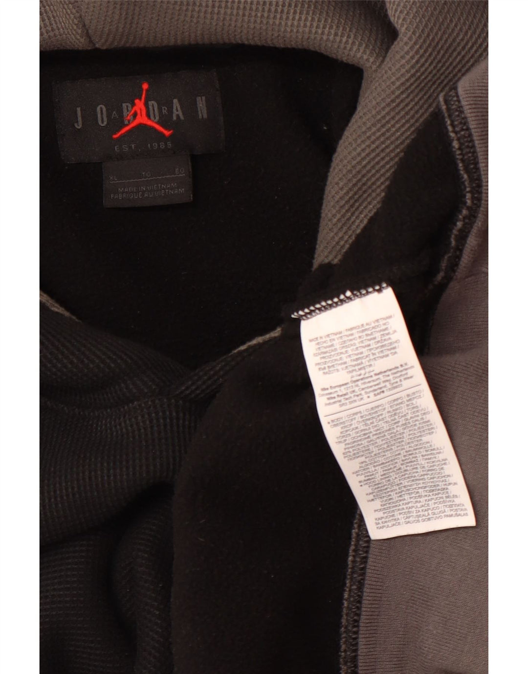 Jordan muška majica s kapuljačom XL, crni poliester