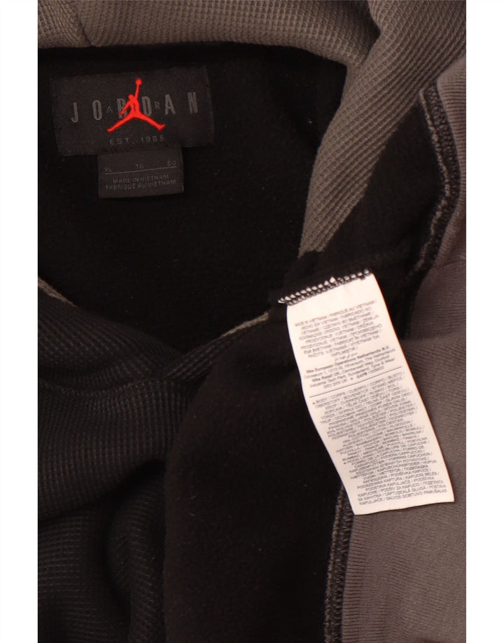 Jordan muška majica s kapuljačom XL, crni poliester