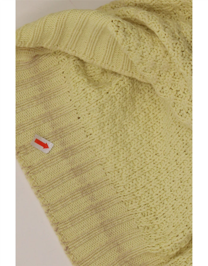 BENETTON ženski džemper s okruglim izrezom IT 50 XL Žuti pamuk