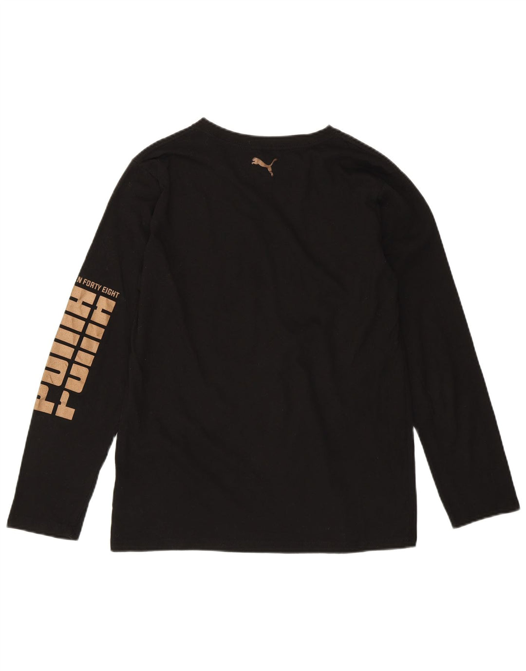 PUMA majica dugih rukava za djevojčice 15-16 godina XL, crni pamuk