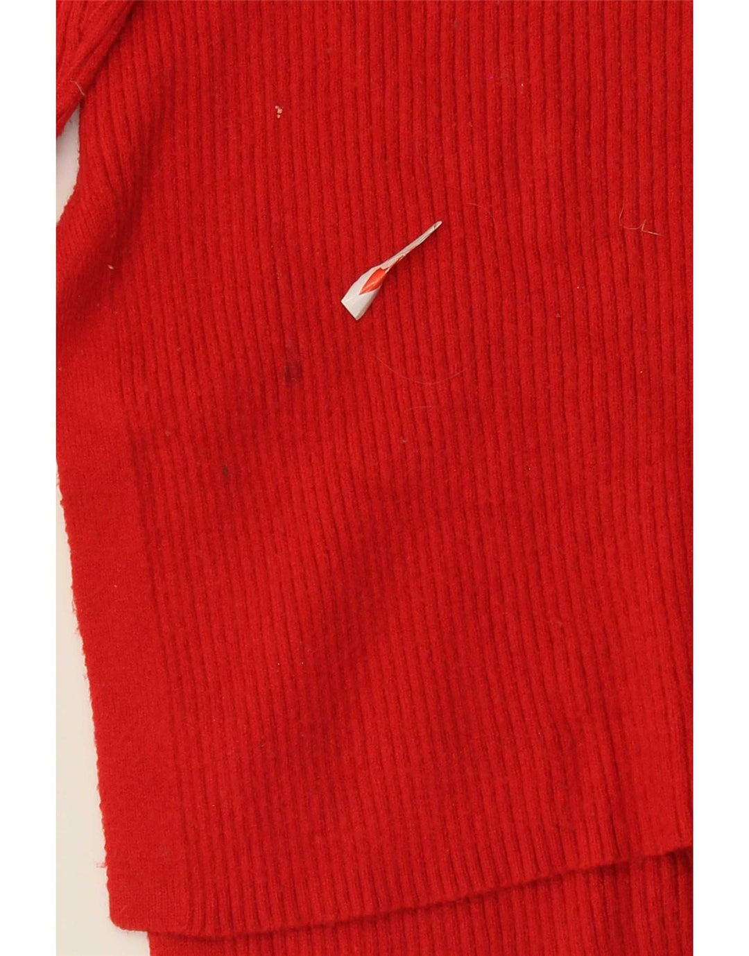 Marks & Spencer ženski veliki džemper s V-izrezom UK 10 Small Red