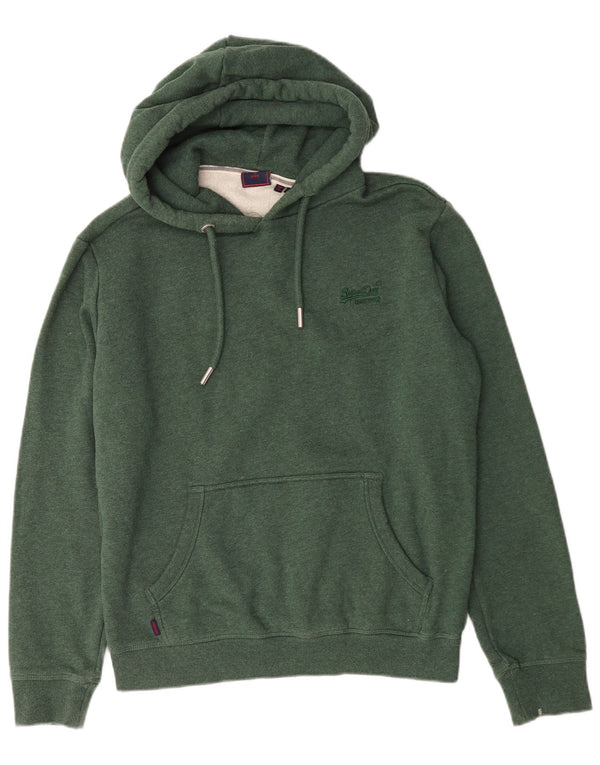 Superdry muška majica s kapuljačom Veliki zeleni pamuk