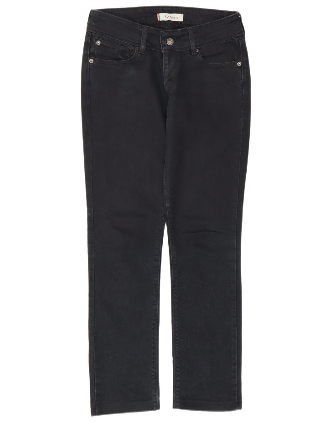 Levi's ženske 571 uske traperice W26 L28 tamnoplave