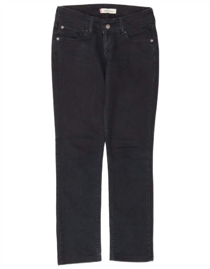 Levi's ženske 571 uske traperice W26 L28 tamnoplave