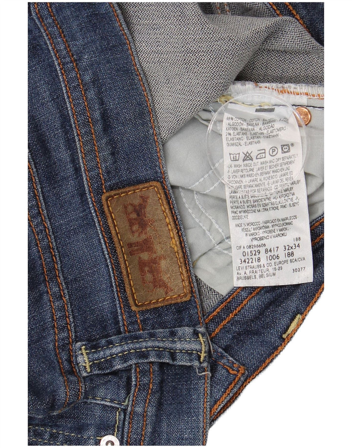 Muške traperice LEVI'S Bootcut W32 L31 plavi pamuk