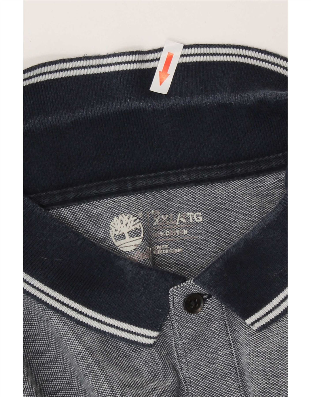 Timberland muška polo majica 2XL plavi pamuk