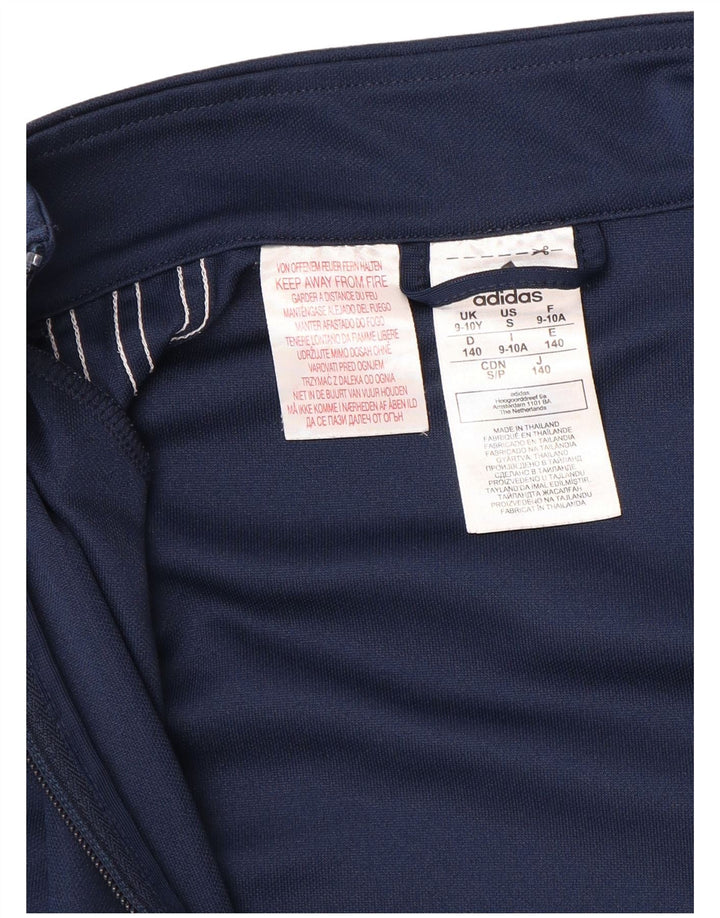 ADIDAS Boys Aeroready Gornja jakna trenirke 9-10 godina tamnoplava poliester