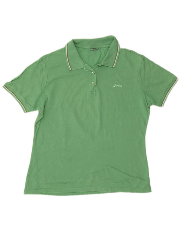 Asics ženska polo majica UK 20 2XL zeleni pamuk
