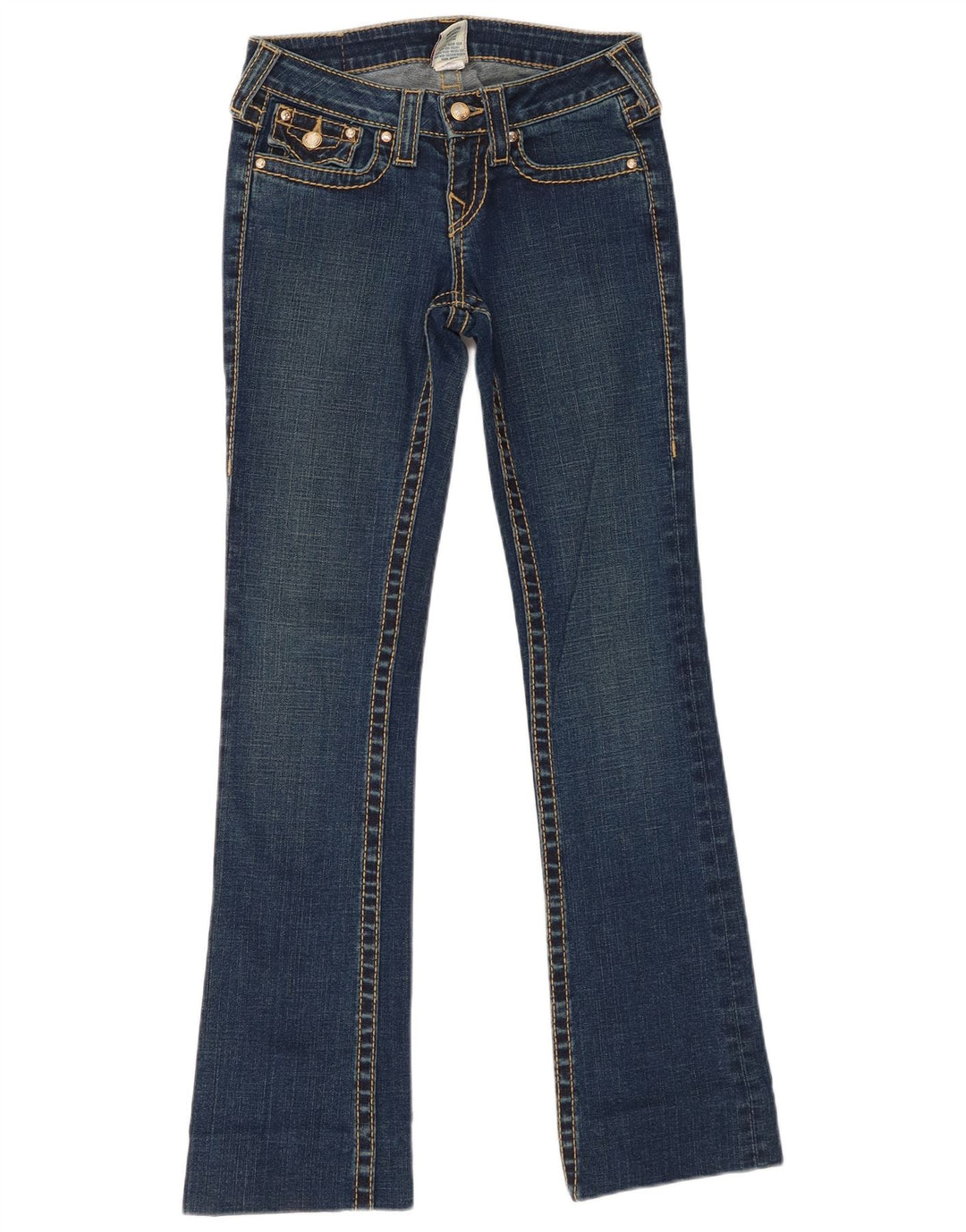 Ženske traperice True Religion Bootcut W25 L31 plavi pamuk