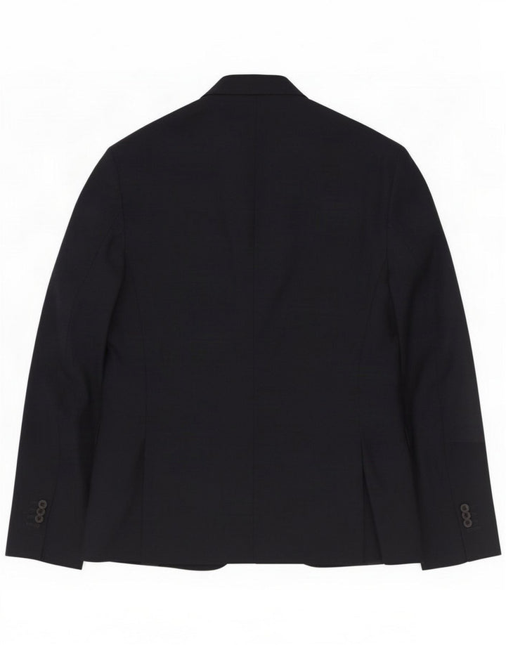 Massimo Dutti muška jakna sa 2 gumba EU 52 Large Navy Blue Wool