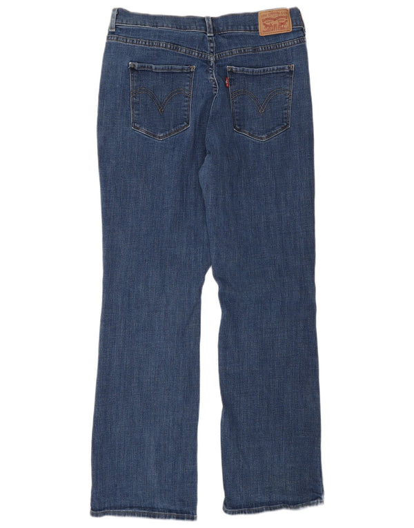 Levi's ženske traperice s klasičnim bootcutom US 10 Large W30 L30 plavi pamuk