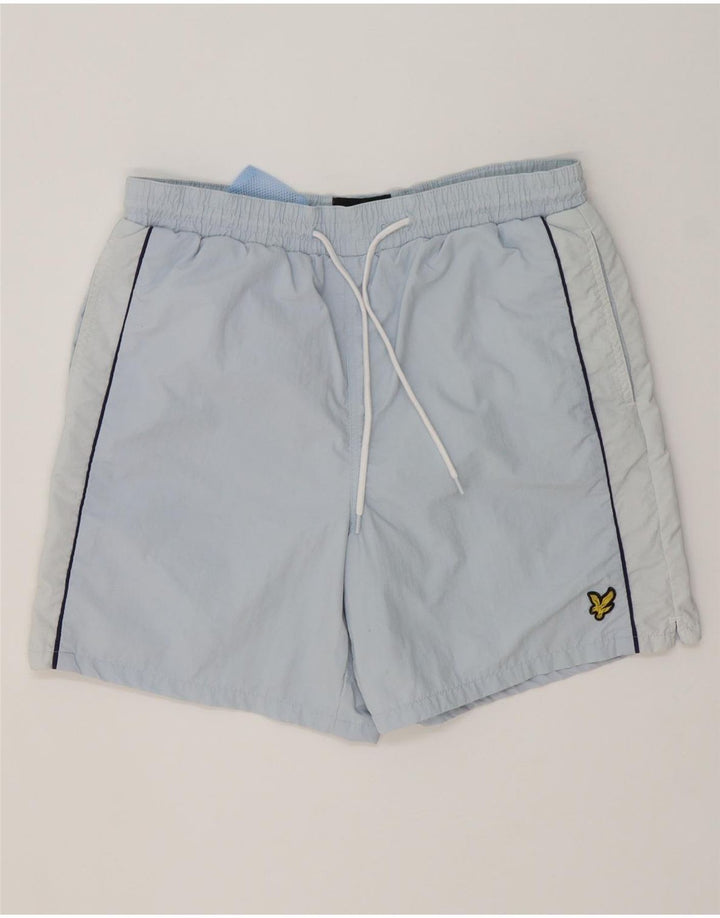 Lyle & Scott muške kratke hlače za plivanje srednje plavi poliester