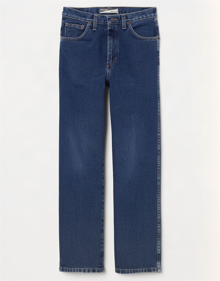 Wrangler muške obične ravne traperice W30 L30 plavi pamuk