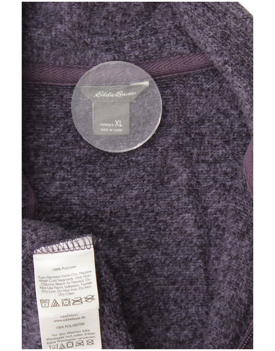 EDDIE BAUER Ženska gornja jakna trenirke UK 18 XL tamnoplava poliester