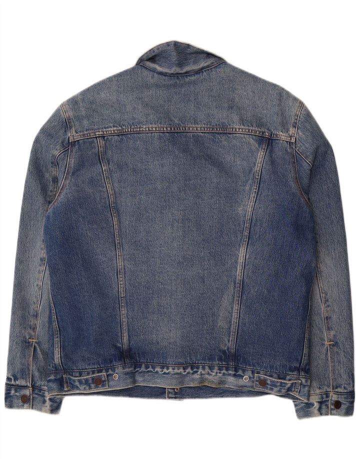 Levi's muška traper šerpa jakna UK 40 Large Blue Cotton