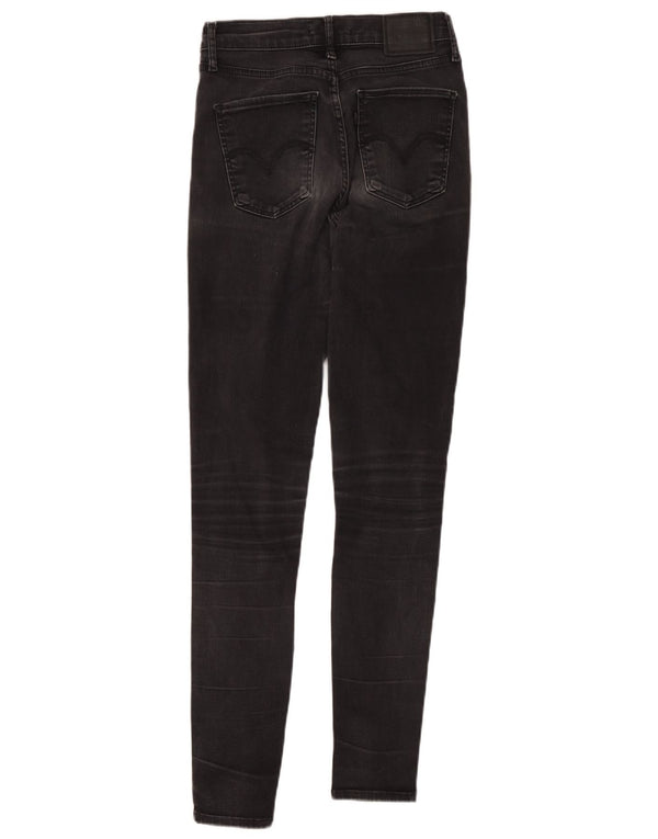 Levi's Womens Mile High Super Skinny Jeans W28 L32 Black