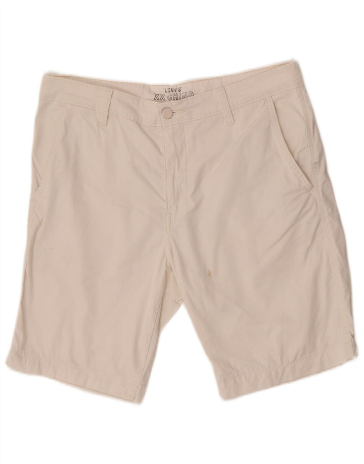 Levi's muške chino kratke hlače W32 Srednje bijeli pamuk
