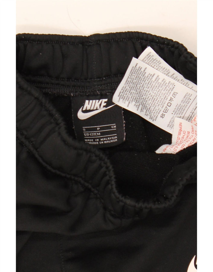 Nike Trenirka za dječake Hlače za trčanje 8-9 godina male crne poliesterske