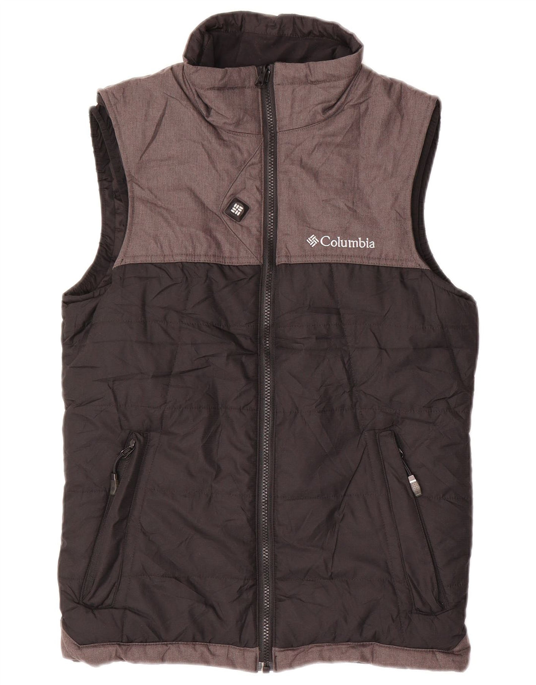 COLUMBIA Ženska Omni-Shield Padded Gilet UK 10 Small Black Colourblock